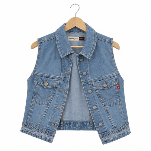 Jeansweste weste damen - h.i.s,