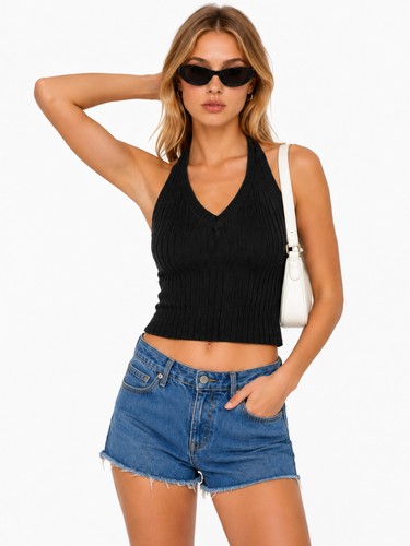 Weste crop top frauen - crop,